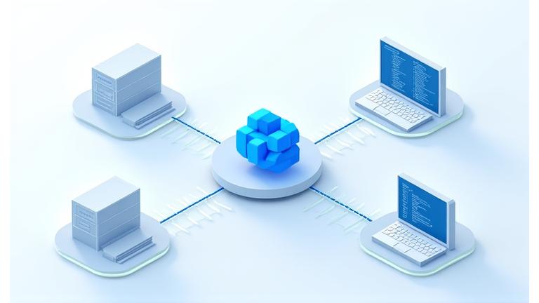 Ein technisches Integrationsdiagramm, das API-Endpunkte und Datenflüsse zwischen Lernstroms KI-System und externen Lernplattformen zeigt.