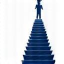 Icon representing career advancement
