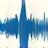 Audio-Icon: Ein Lautsprecher mit Schallwellen.