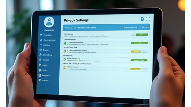 Benutzer-Dashboard mit Datenschutz-Einstellungen und Kontrollmöglichkeiten
